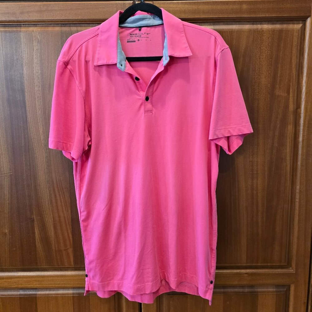 NIKE mens Golf shirt dry-fit medium